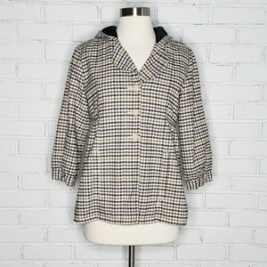 [Volcom] Black and Brown Plaid Shmad Jacket